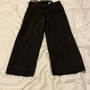 H&M wide leg black culottes